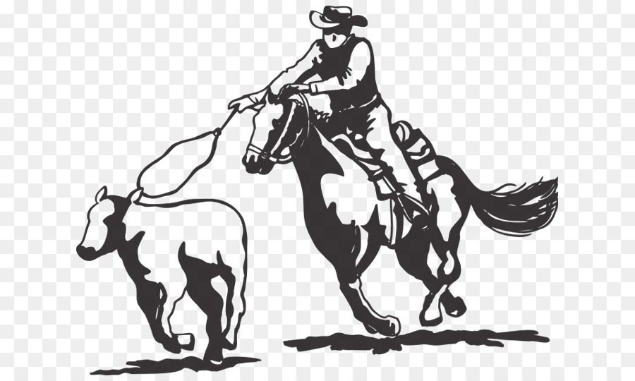 Calf roping Corriente Rodeo Roping Team roping Vector graphics - bull riding png download - 683*535 - Free Transparent Calf Roping png Download.