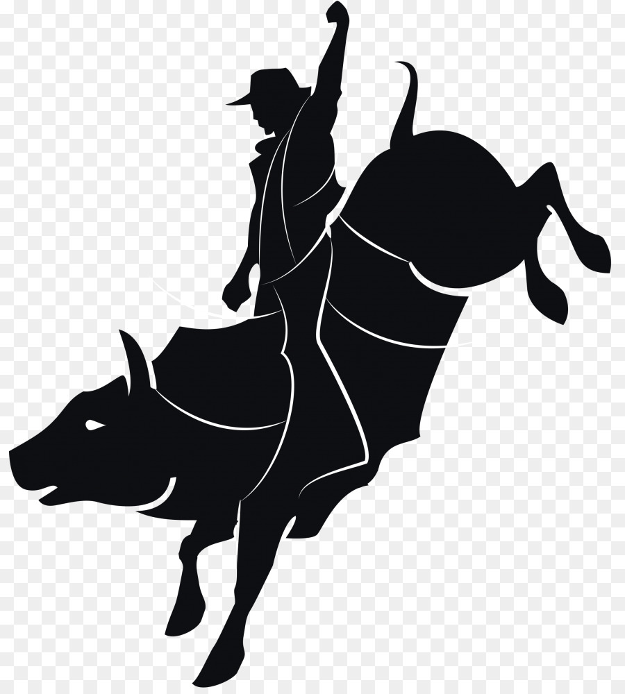 Calf roping Team roping Rodeo Cowboy Silhouette - silhouette png download -...