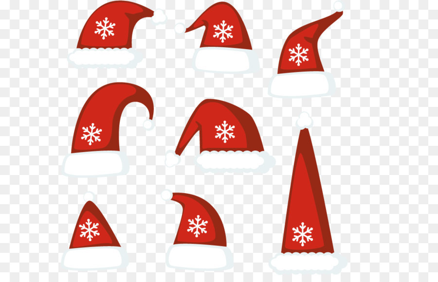 Hat Christmas Euclidean vector Clip art - Vector Christmas hats png download - 817*711 - Free Transparent Hat ai,png Download.