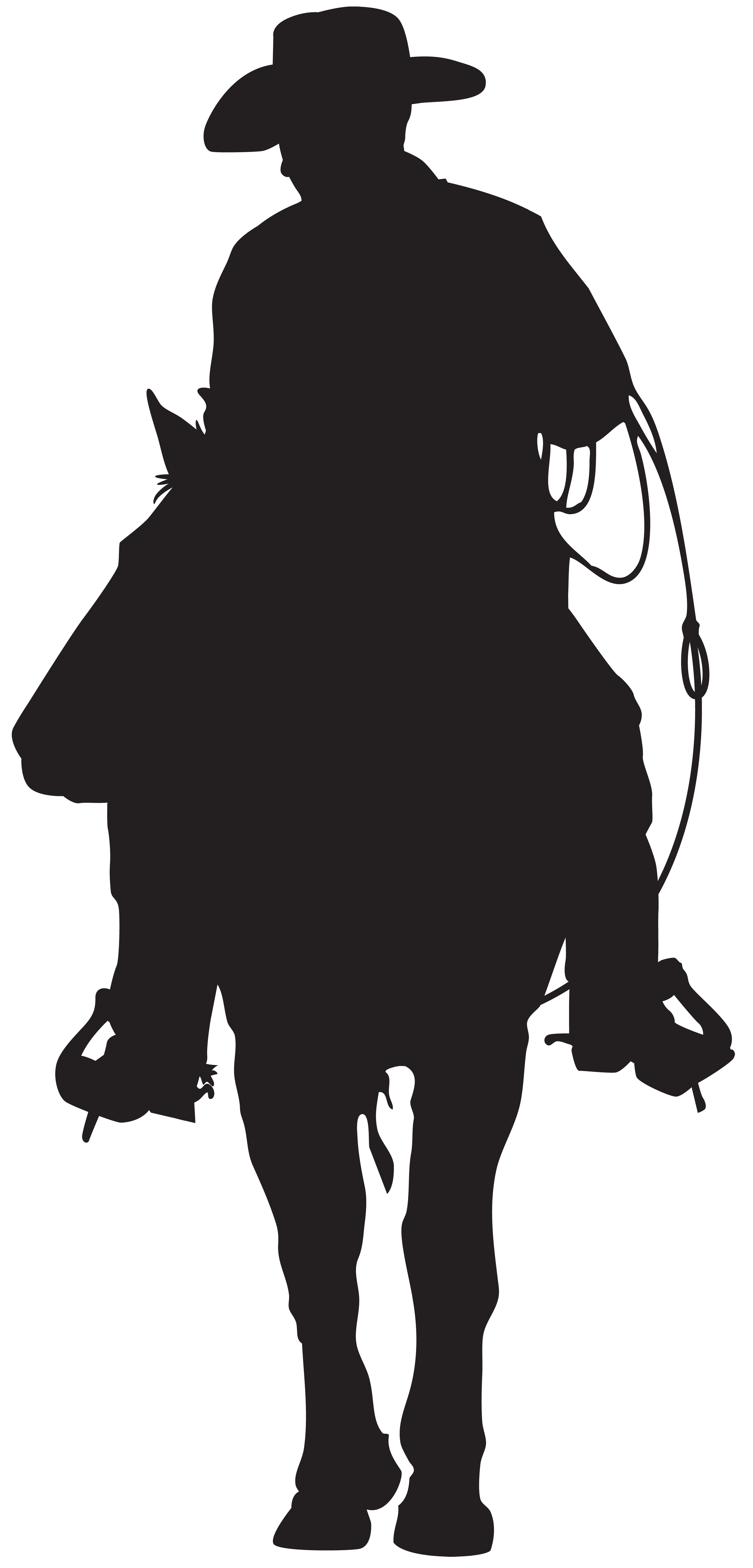 Silhouette Cowbabe American Frontier Clip Art Cowbabe Silhouette PNG Clip Art Image Png Download