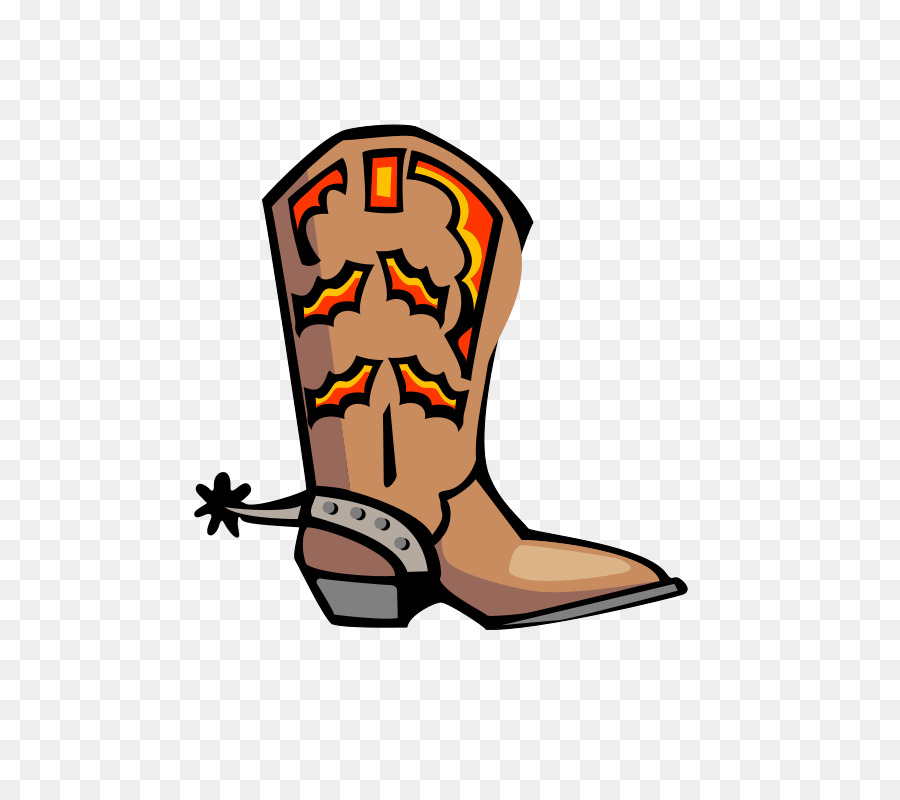 Cowboy boot Clip art - Brown cartoon pointed boots png download - 618*800 - Free Transparent Cowboy Boot png Download.