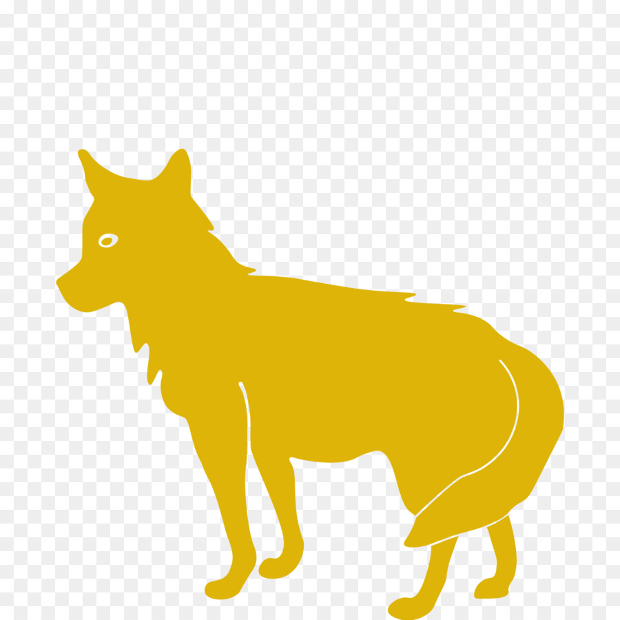 Coyote Siberian Husky Drawing - Silhouette png download - 1500*1500 - Free Transparent Coyote png Download.