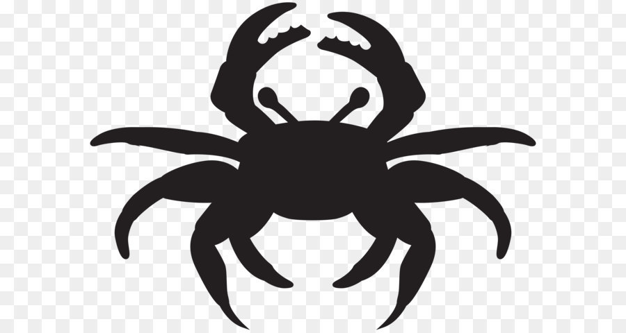 Crab Silhouette Clip art - Crab Silhouette PNG Clip Art Image png download - 8000*5895 - Free Transparent Crab png Download.