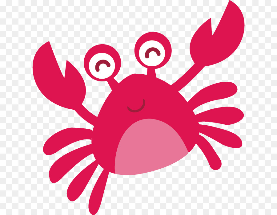 Cartoon Clip art - Vector Cartoon crab flat png download - 690*700 - Free Transparent  png Download.