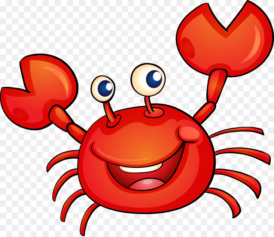 Crab Cartoon Illustration - Crab cartoon vector png download - 2135*1844 - Free Transparent  png Download.