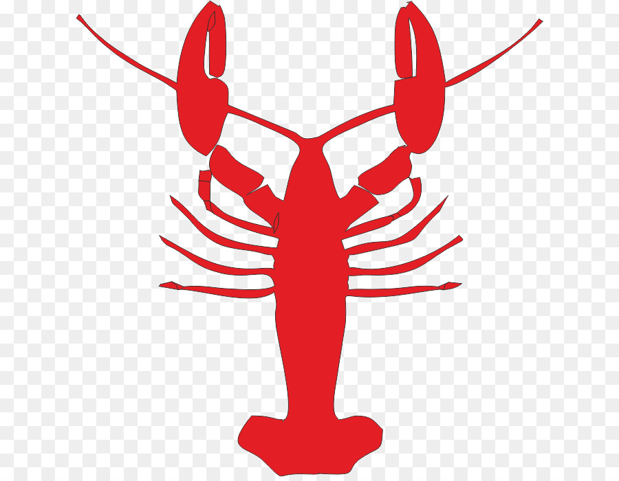 Crayfish Lobster Silhouette Clip art - lobster png download - 680*694 - Free Transparent  png Download.