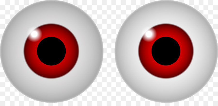 Red eye Googly eyes Color Clip art - eye clip art png download - 900*427 - Free Transparent  png Download.