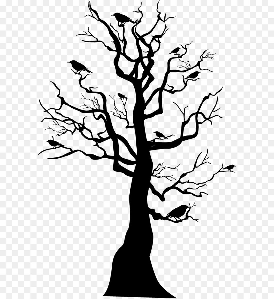 Tree Skeleton Halloween - Black Halloween Tree png download - 2244*3376 - Free Transparent Tree ai,png Download.