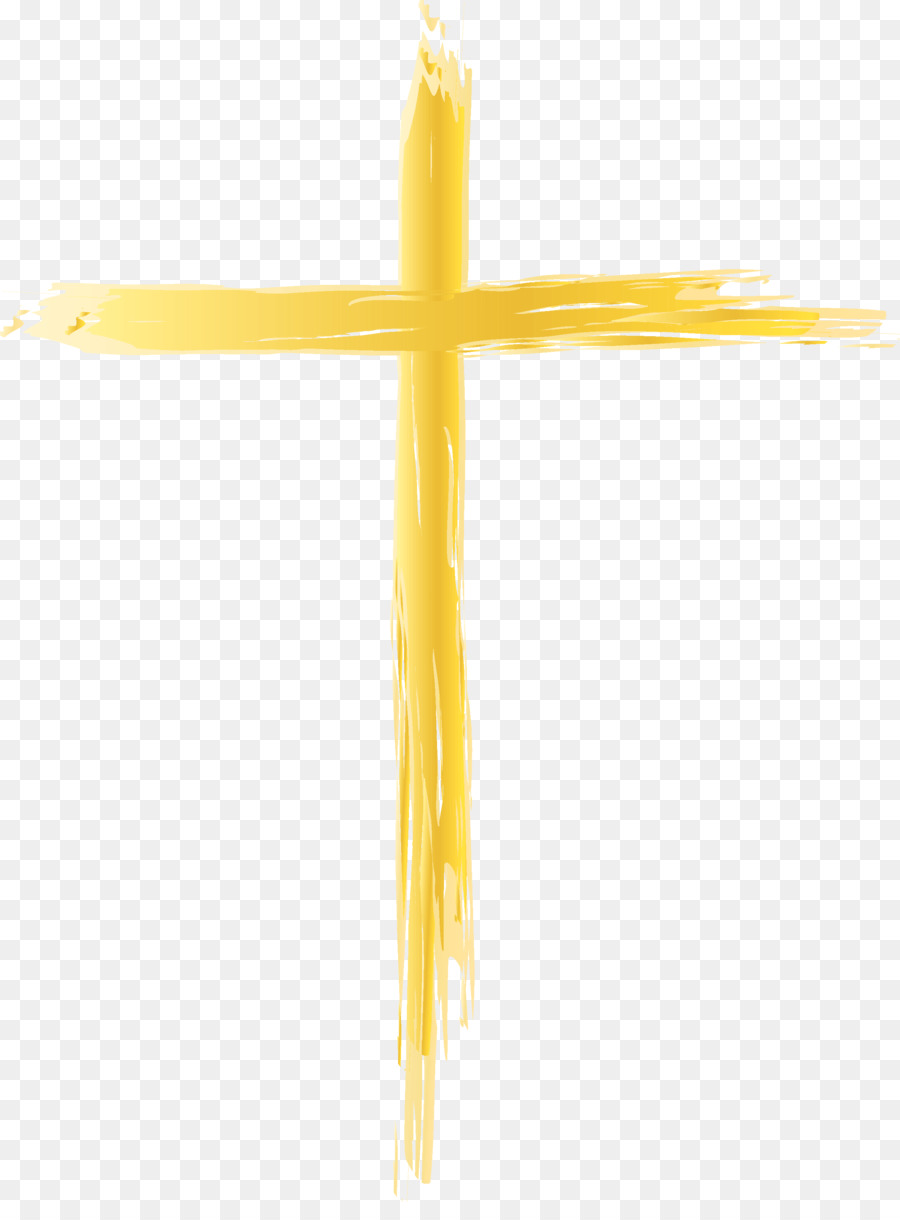 Crucifix Yellow - Thin Cross Cliparts png download - 2471*3300 - Free Transparent Crucifix png Download.