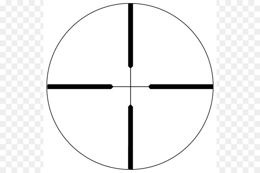 Reticle Telescopic sight Bushnell Corporation Milliradian Optics - Crosshair PNG Cliparts png download - 600*600 - Free Transparent Reticle png Download.