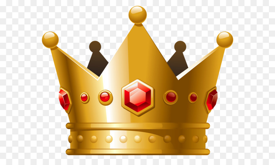 Crown Clip art - Gold Crown with Red Diamonds PNG Clipart png download - 1329*1071 - Free Transparent Crown png Download.