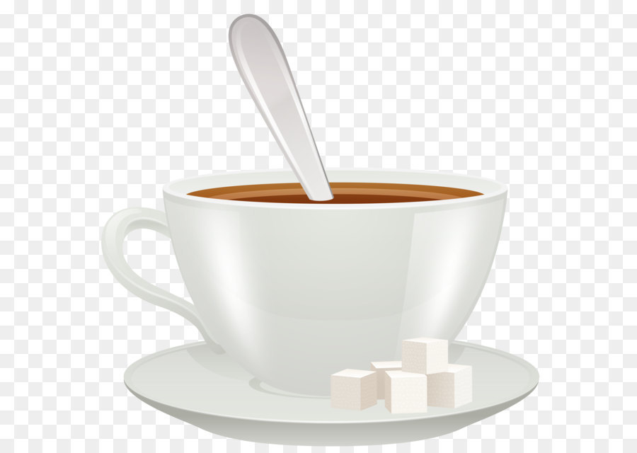 White coffee Ristretto Espresso Cappuccino - Coffee Cup PNG Vector Clipart png download - 3968*3903 - Free Transparent White Coffee png Download.