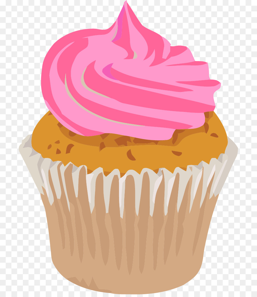 Cupcake Frosting & Icing Chocolate cake Clip art - realistic clipart png download - 769*1031 - Free Transparent Cupcake png Download.