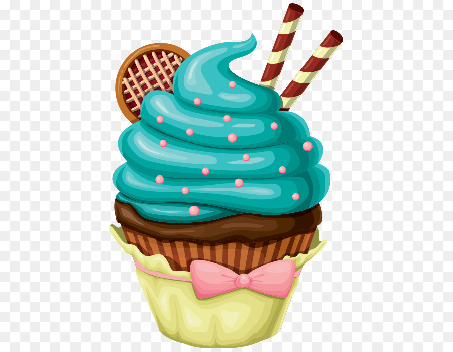 Ice cream Cupcake Birthday cake Bakery Custard - cupcake png download - 510*700 - Free Transparent Ice Cream png Download.