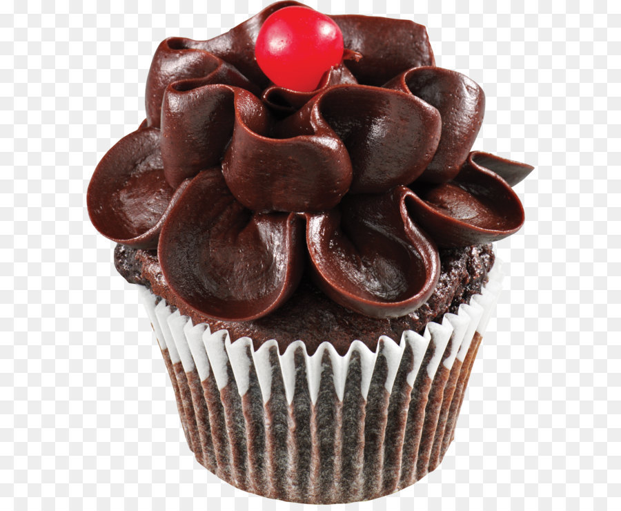 Cupcake Chocolate cake Birthday cake Icing - Cake PNG image png download - 1351*1520 - Free Transparent Cupcake png Download.
