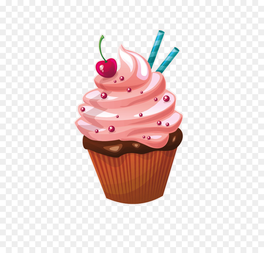 Cupcakes & Muffins Frosting & Icing Cupcakes & Muffins Birthday cake - cupcakes vector png download - 595*842 - Free Transparent Cupcake png Download.