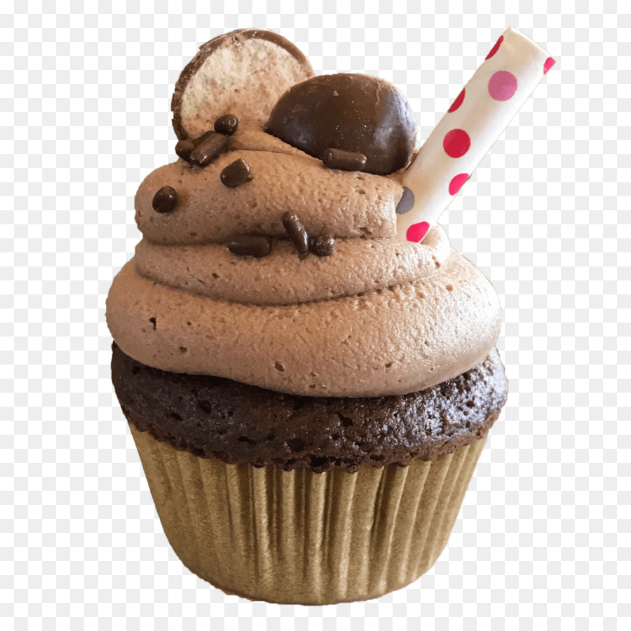 Sundae Cupcake Frosting & Icing Cream Chocolate cake - chocolate cake png download - 1024*1024 - Free Transparent Sundae png Download.