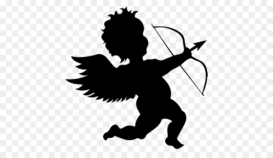 Portable Network Graphics Clip art Cupid Scalable Vector Graphics Transparency - angel silhouette png svg vector png download - 512*512 - Free Transparent Cupid png Download.