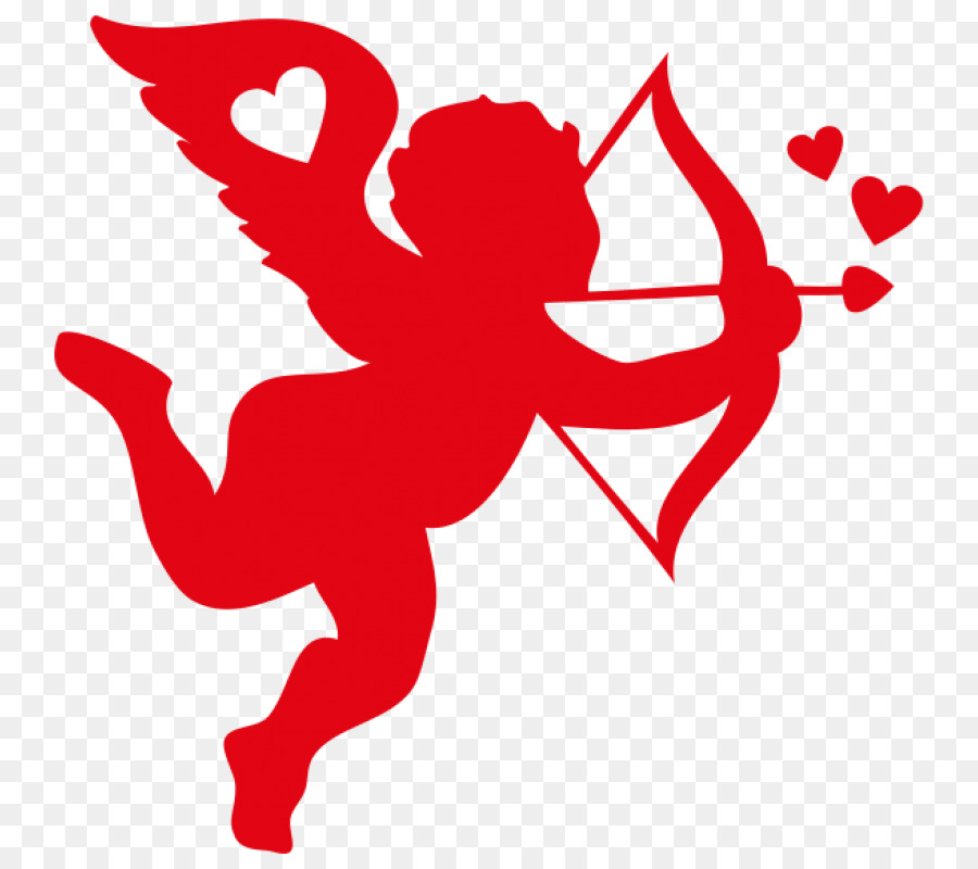 Cupid Vector graphics Clip art Silhouette Illustration - cupid png download - 800*800 - Free Transparent Cupid png Download.
