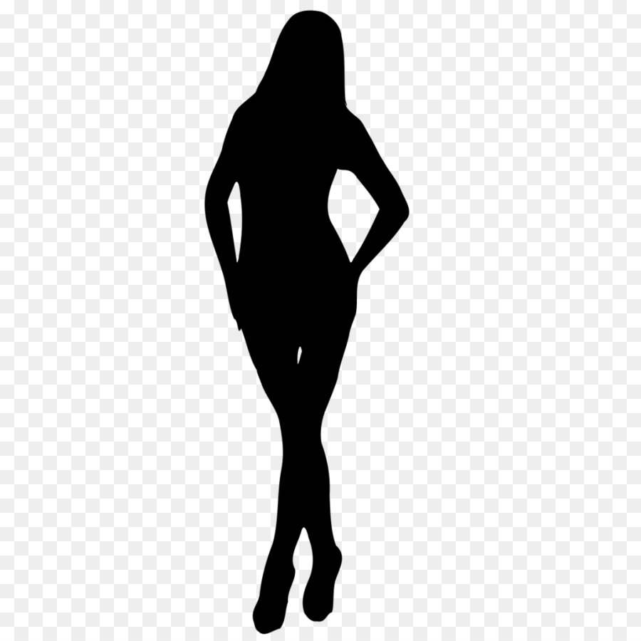 Silhouette Drawing Woman Clip art - Silhouette png download - 1024*1024 - Free Transparent  png Download.