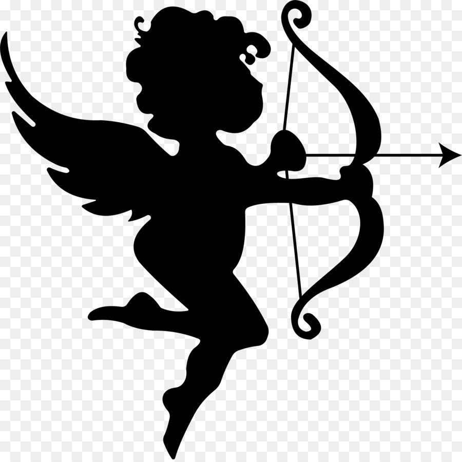 Cupid Silhouette Clip art - cupid png download - 2298*2286 - Free Transparent Cupid png Download.