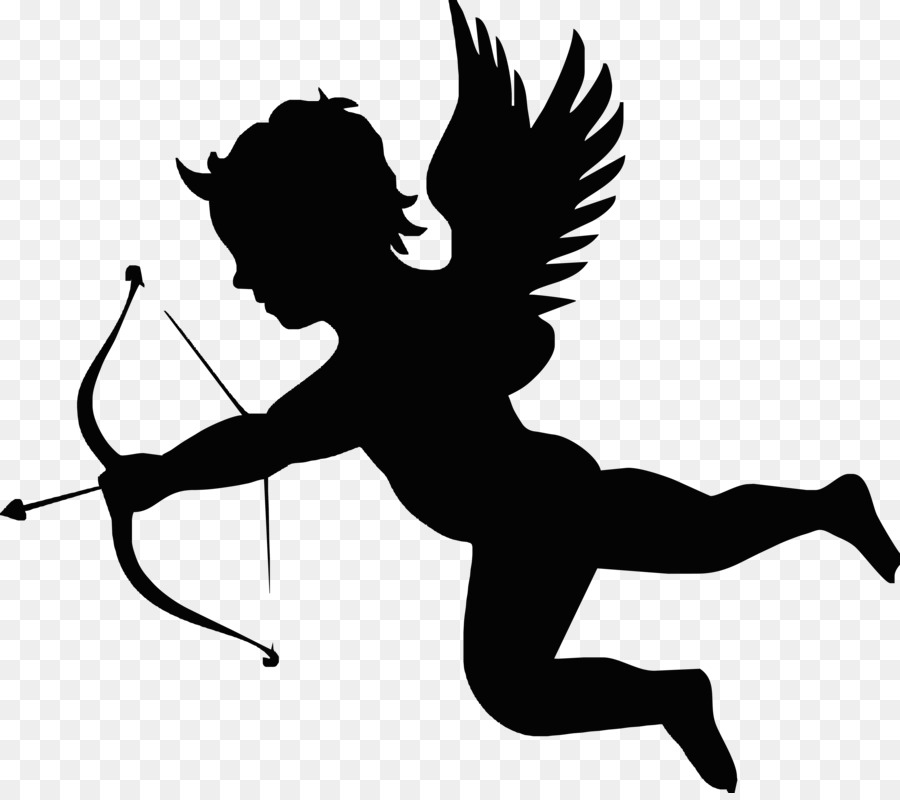 Cupid Arrow Love Illustration - Cupid Silhouette png download - 6282*5533 - Free Transparent Cupid png Download.
