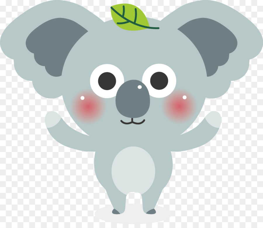 Koala Cartoon Elephant - Baby Elephant png download - 967*824 - Free Transparent  png Download.