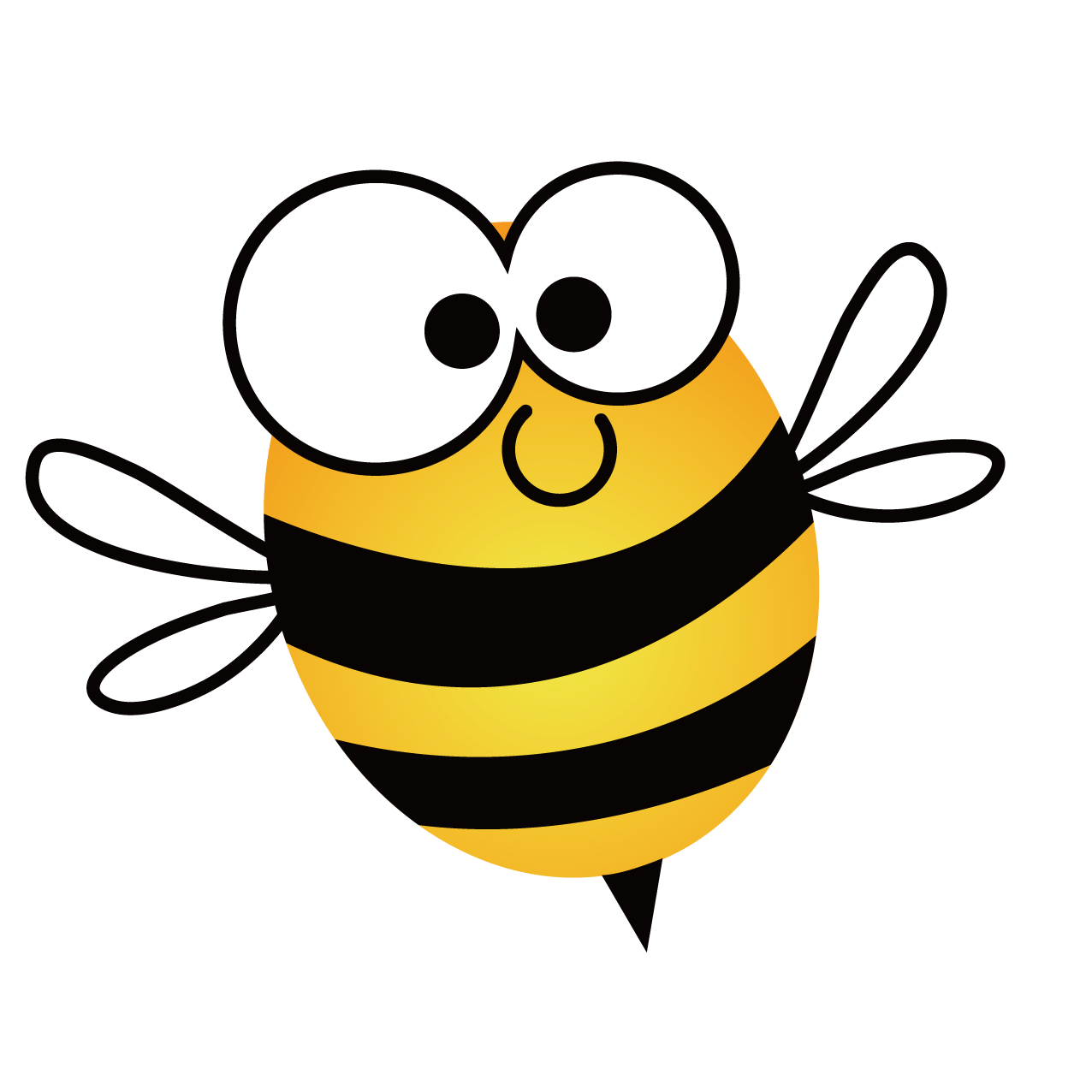 European Dark Bee Honey Bee Beehive Clip Art Cute Cartoon Bee Png