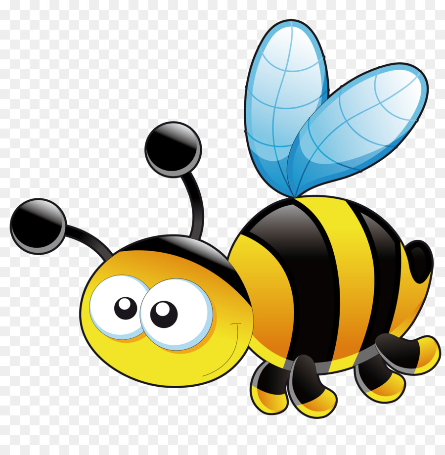 Bumblebee Honey bee Clip art - Cute bee png download - 1500*1501 - Free Transparent Bee png Download.
