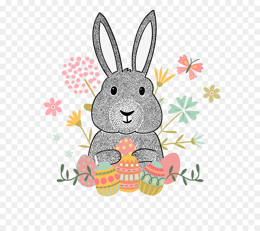 Easter Bunny Euclidean vector Hipster Clip art - Vector cute bunny png download - 800*800 - Free Transparent Easter Bunny png Download.