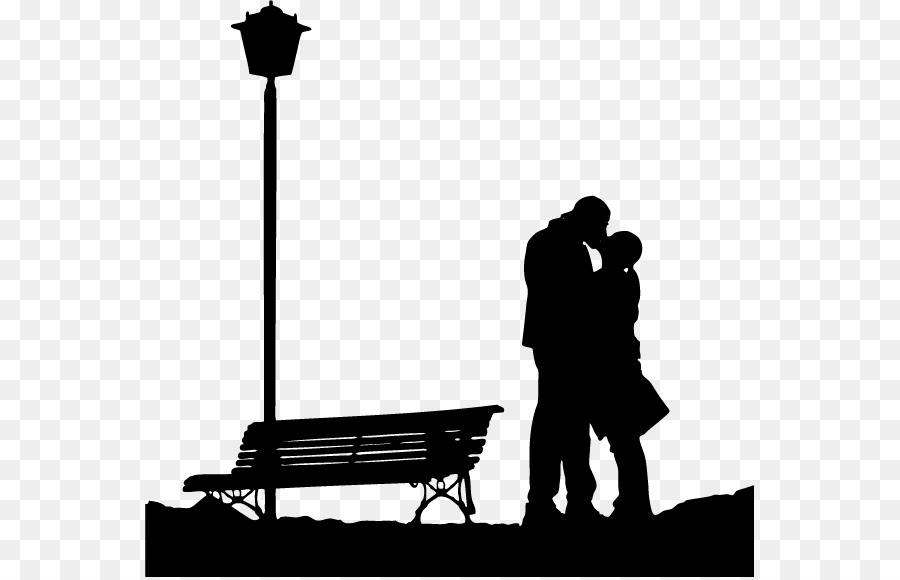 couple Drawing Love Silhouette - couple png download - 609*577 - Free Transparent Couple png Download.