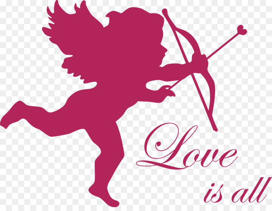 Cupid Silhouette Clip art - cupid png download - 1080*824 - Free Transparent Cupid png Download.