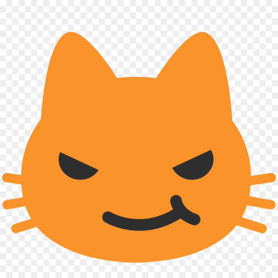 Cute Cat Emoji Kitten Android - magnet png download - 1024*1024 - Free Transparent Cat png Download.