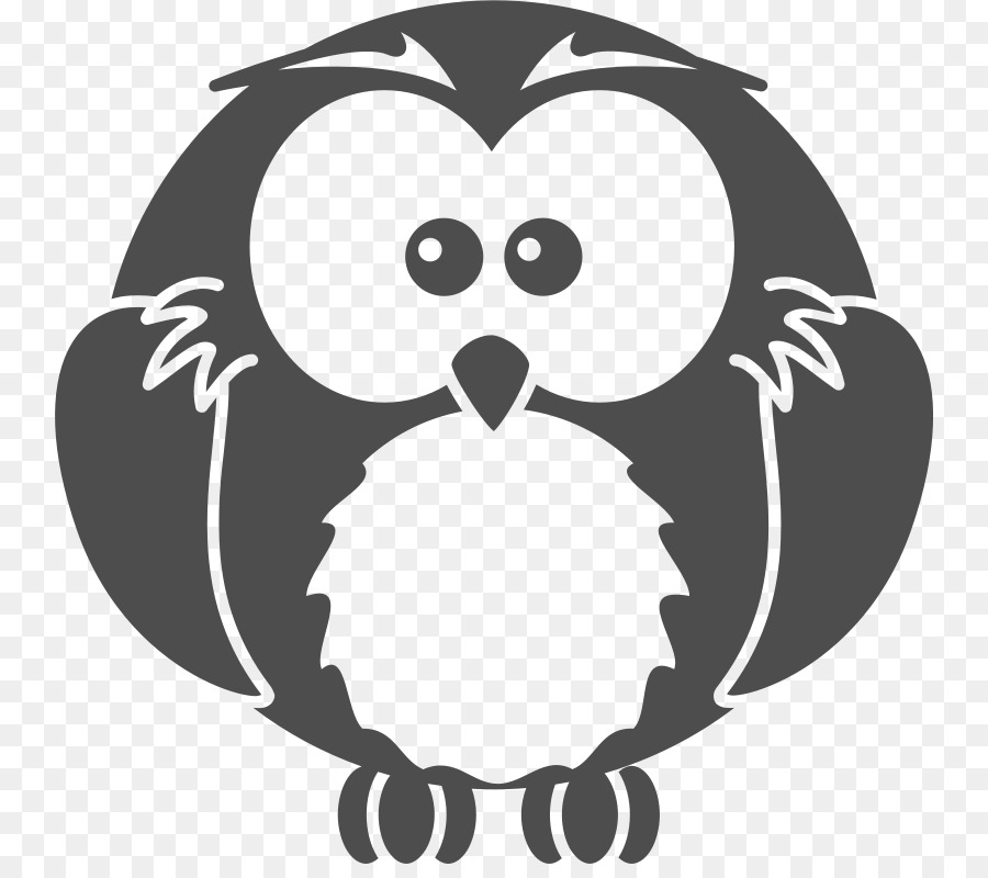 Black-and-white Owl Snowy owl Clip art - Cute Owl Cartoons png download - 800*787 - Free Transparent Owl png Download.