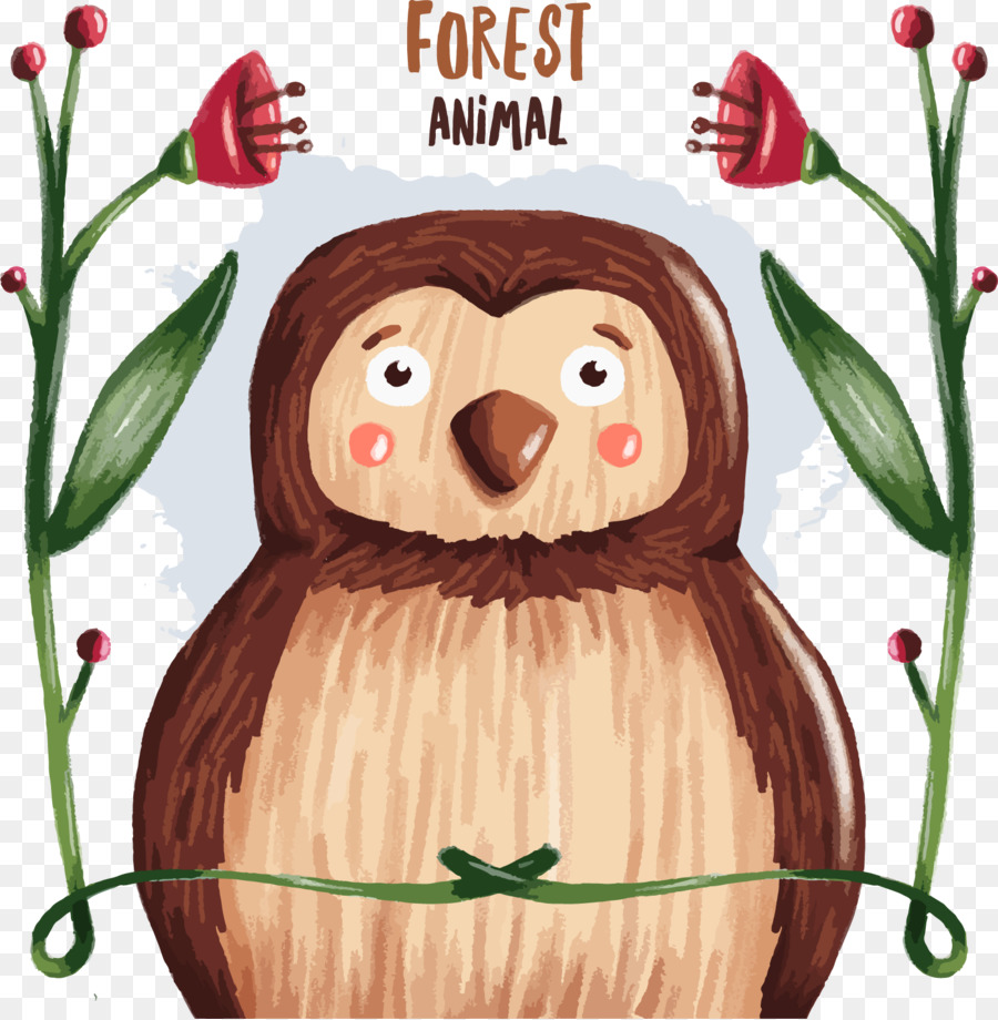 Owl - Cute owl painted with flowers decoration png download - 1505*1536 - Free Transparent Owl png Download.