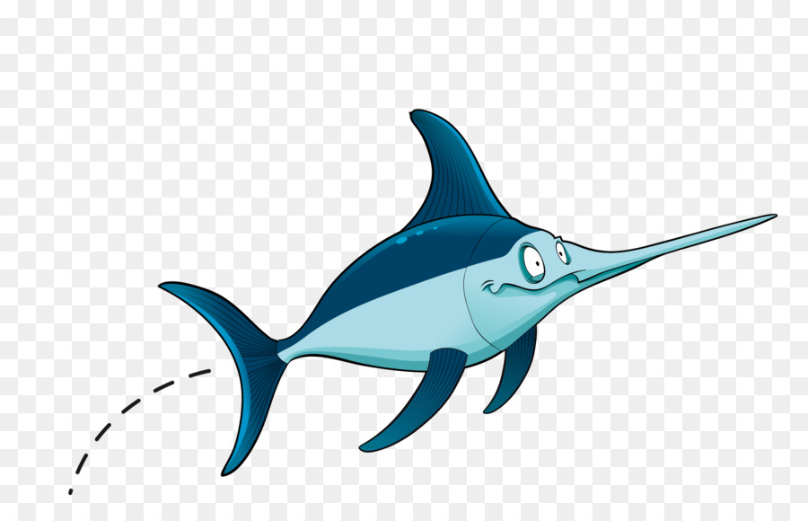 Shark Fish Underwater - Blue cute cartoon shark png download - 1856*1168 - Free Transparent Shark png Download.