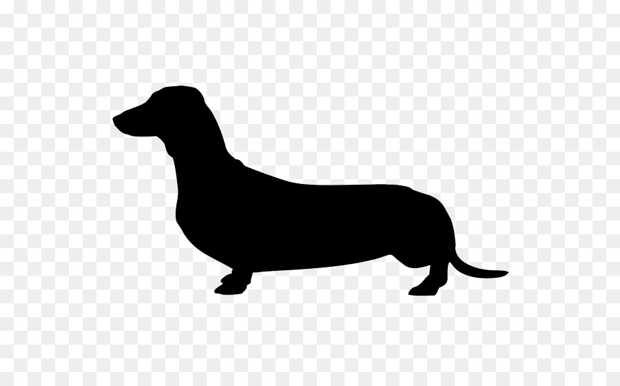 Dachshund American Cocker Spaniel Silhouette Decal Clip art - Silhouette png download - 600*556 - Free Transparent Dachshund png Download.