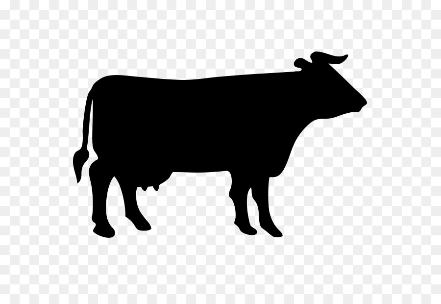 Dairy cattle Vector graphics Clip art Royalty-free - cow silhouette png icon png download - 605*605 - Free Transparent Cattle png Download.