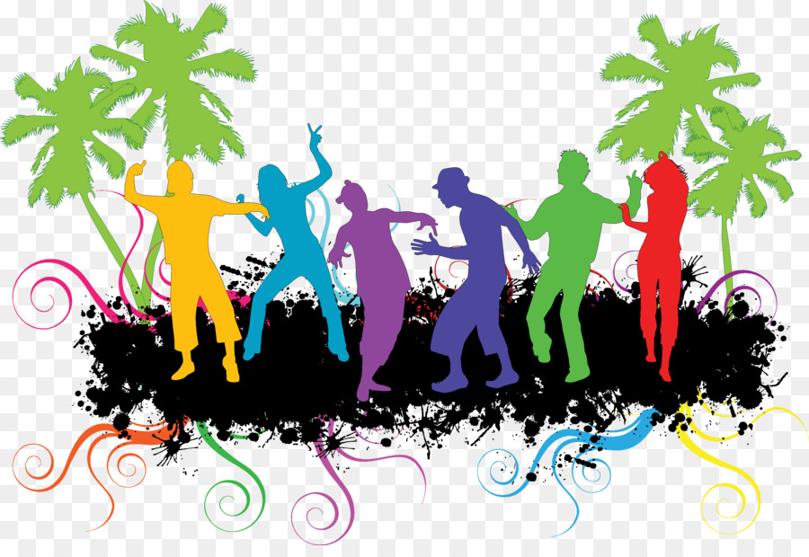 Dance party Clip art - Zumba silhouette png download - 3014*2033 - Free Transparent Dance Party png Download.
