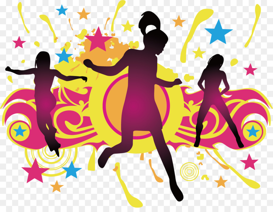 Dance party Dance party Silhouette - Carnival women png download - 1394*1063 - Free Transparent  png Download.