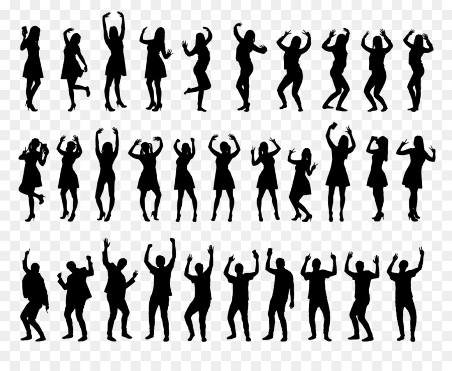 Dance party Silhouette Photography - sillhouette png download - 1024*828 - Free Transparent Dance png Download.