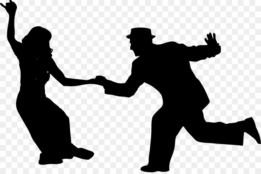 Lindy Hop Swing Ballroom dance Silhouette - dancing png download - 1069*705 - Free Transparent Lindy Hop png Download.