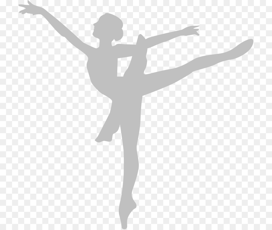 Ballet Dancer Arabesque Silhouette - ??? png download - 777*758 - Free Transparent  png Download.
