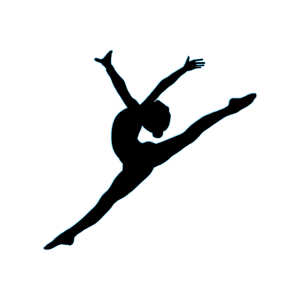 Silhouette Gymnastics Vector Graphics Image Art Dancer Silhouette Png