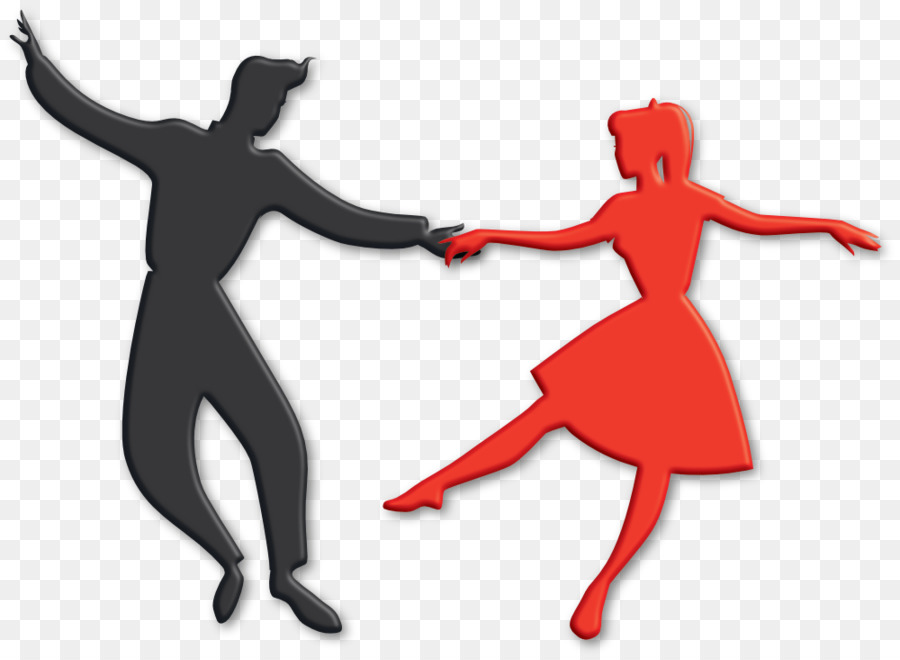 1950s Dance party Royalty-free - Silhouette png download - 1000*731 - Free Transparent Dance Party png Download.
