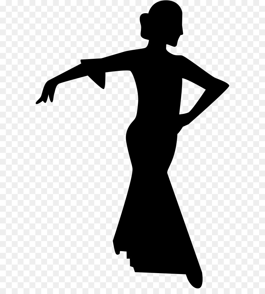 Silhouette Dancer Flamenco Dancing Female - Silhouette png download - 658*981 - Free Transparent Silhouette png Download.