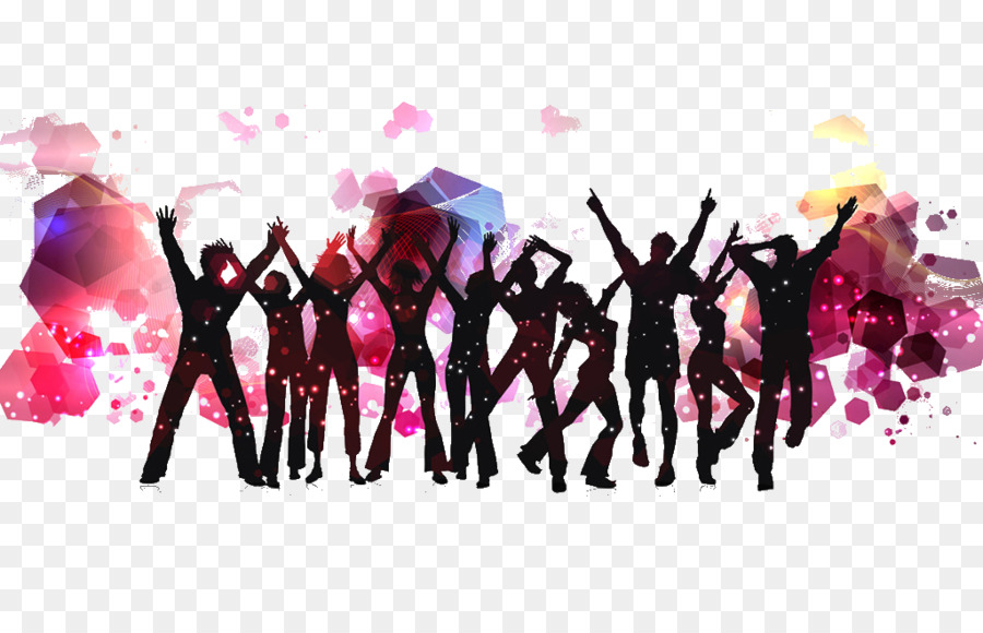 Dance Royalty-free Silhouette - Silhouettes of people dancing png download - 1024*656 - Free Transparent Dance png Download.