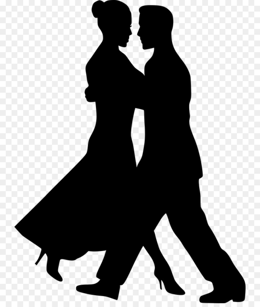 Partner dance Drawing Clip art - dancing silhouette png download - 800*1047 - Free Transparent  png Download.