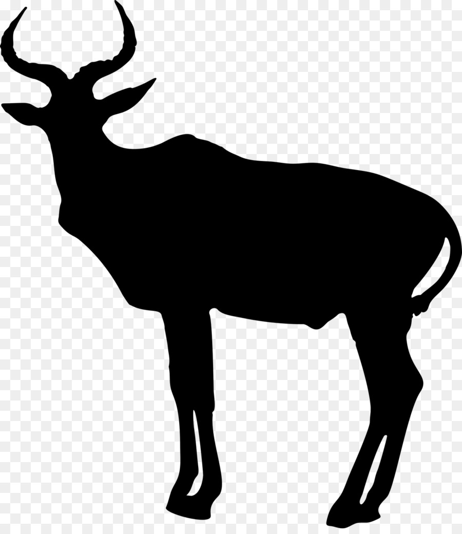 Antelope Pronghorn Silhouette Clip art - animal silhouettes png download - 1119*1280 - Free Transparent Antelope png Download.