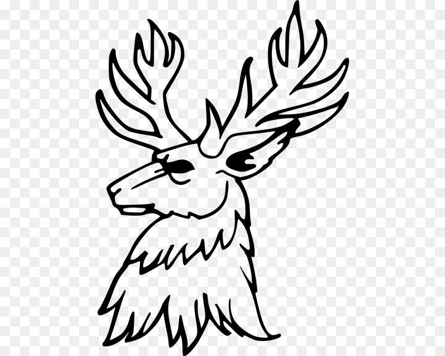 Reindeer Drawing Antler Clip art - deer png download - 513*720 - Free Transparent Deer png Download.